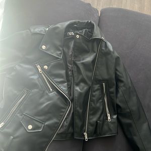 Zara leather jacket